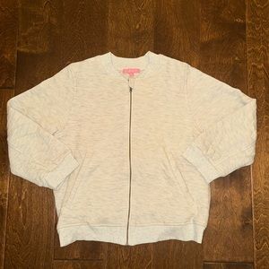 NWT BISBY Bomber Jacket - Heathered Grey - XL (12-14)